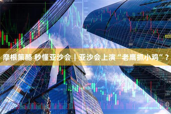 摩根策酪 秒懂亚沙会｜亚沙会上演“老鹰抓小鸡”？
